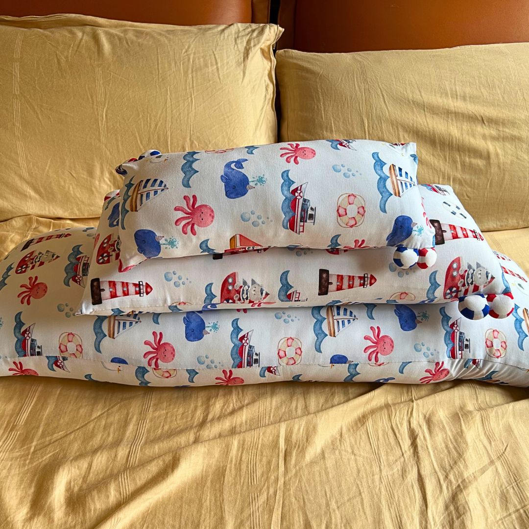Sailor Bear Bamboo Pillow