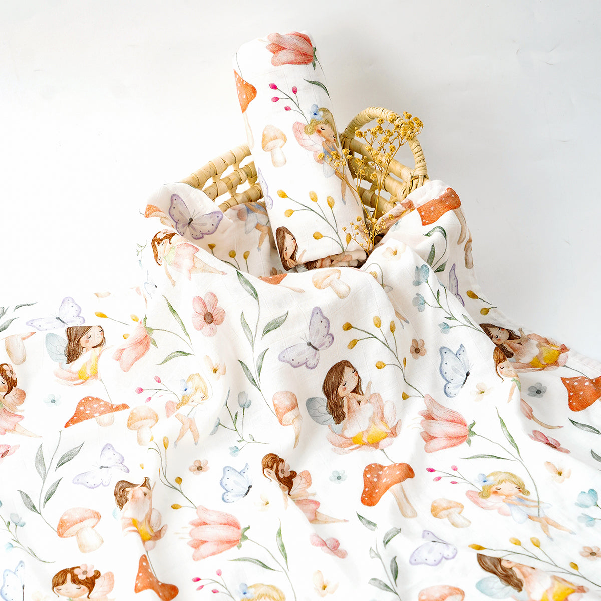 Fairies Print swaddles