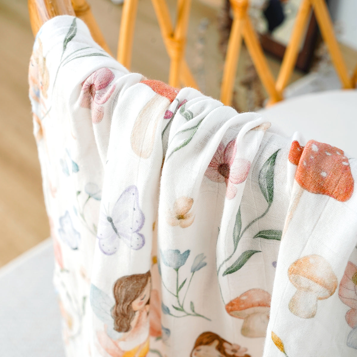 Fairies Print swaddles