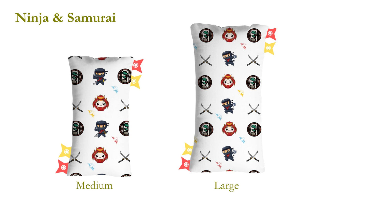 Ninja & Samurai Bamboo Pillow (New)