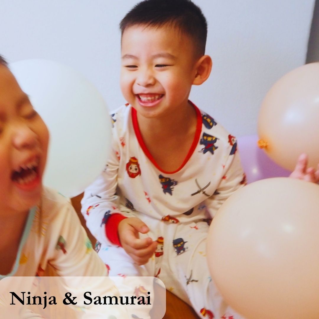 Ninja & Samurai 2 pc sleep wear (18 months - 6 years old)