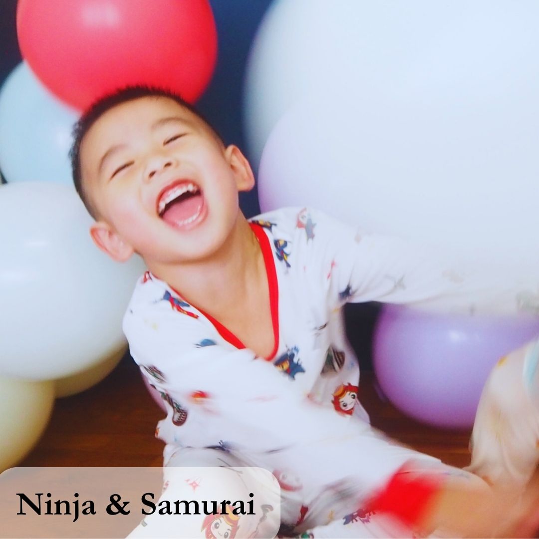 Ninja & Samurai 2 pc sleep wear (18 months - 6 years old)