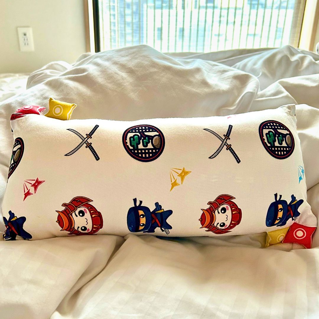 Ninja & Samurai Bamboo Pillow (New)