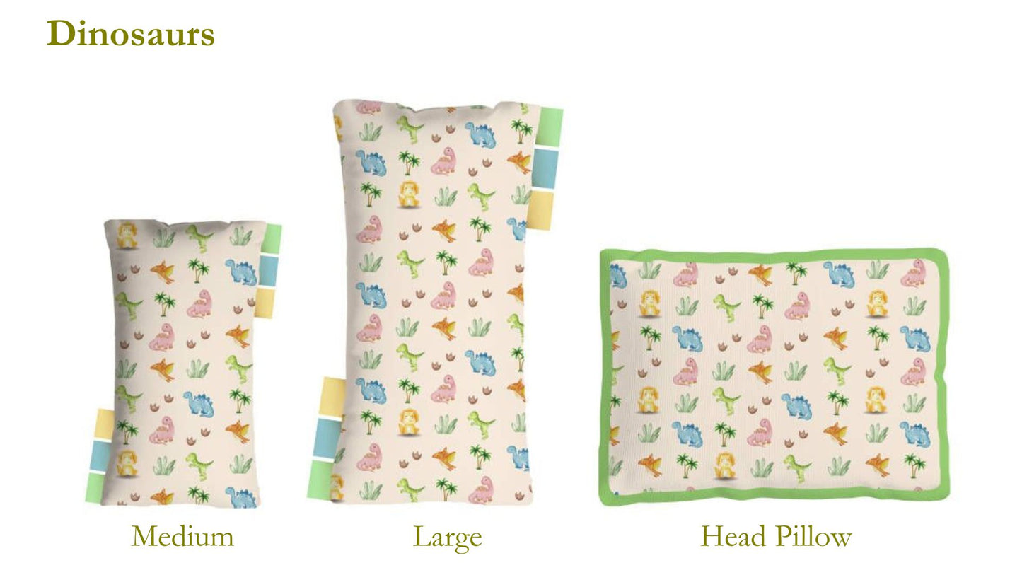 Dino Adventure Bamboo Pillow