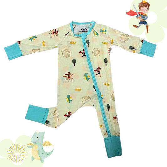 Prince & Dragon Long Sleeve Romper (0-18 months)