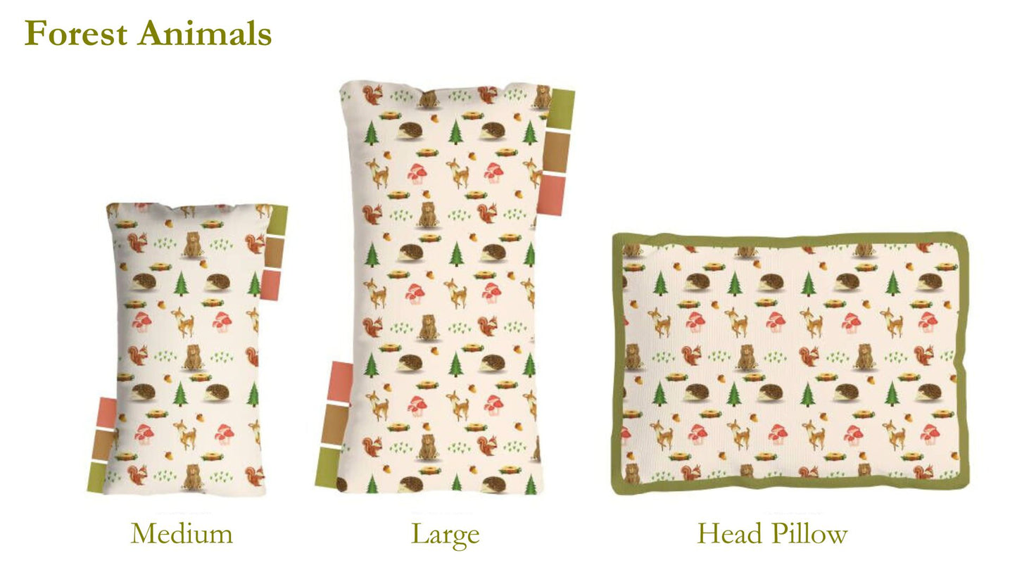 Forest Animals Bamboo Pillow