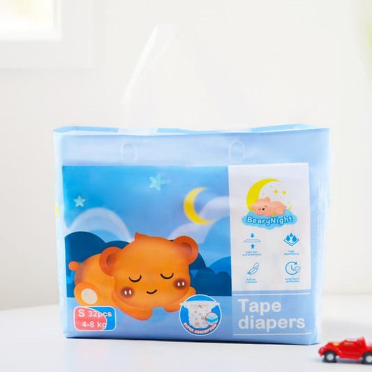 BearyNight Premium Diapers (Tape)
