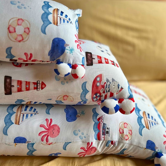 Sailor Bear Bamboo Pillow (New)