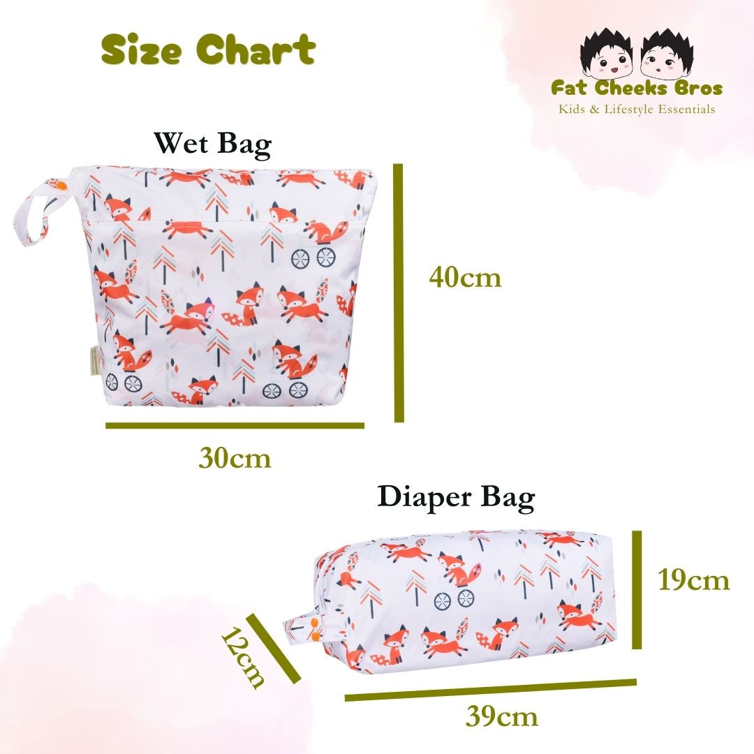 Playful Fox Wet bag